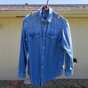 Pearl Snap Denim Shirt
